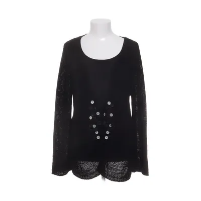 Cardigan (Noir) de Gira Puccino Acrylique, Nylon