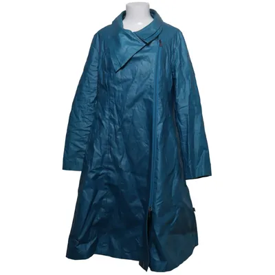 Regnfrakke (Blå) fra ART Linned, Polyester, Polyurethan