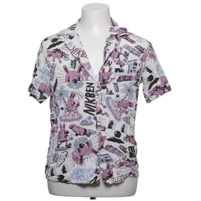 Korte mouwen shirt (Wit, Lila, Blauw) van Nikben