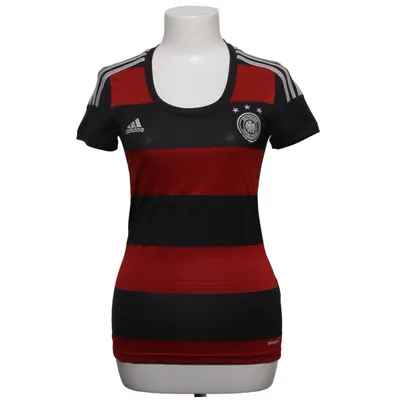 Voetbalshirt (Rood, Zwart) van Adidas Polyester