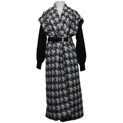 Jas (Zwart, Wit) van Cinq à Sept Elastaan, Merinowol, Polyester