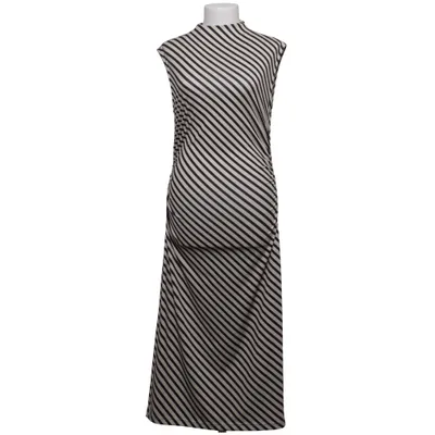 Kleid (Beige, Mehrfarbig) von H&M Modern Classic Polyester, Elasthan