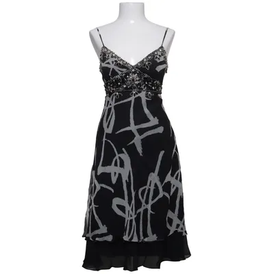 Evening gown (Black, White) from Bicici Silk
