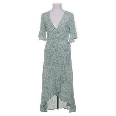 Wrap dress (Green, White) from Carin Wester Viscose