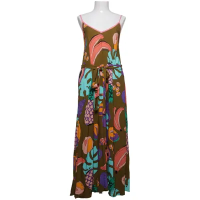 Robe longue (Vert, Multicolore) de Karavan Viscose