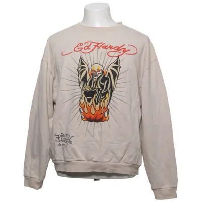 Sweatshirt (Flaming Devil) van Ed Hardy Katoen