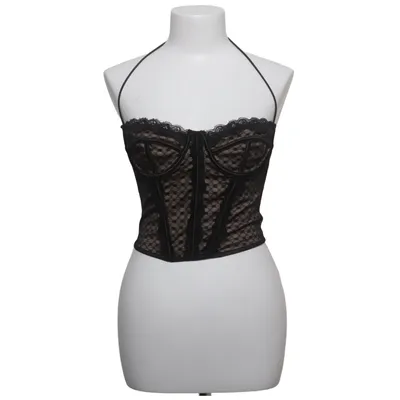 Corset (Noir, Beige) de Shein Élasthane, Polyamide