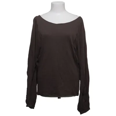 T-shirt à manches longues (Marron) de Camilla Norrback Bambou, Coton biologique