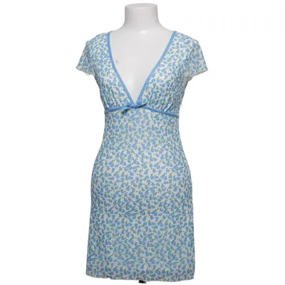 Dress (White, Blue, Green) from White Fox Elastane, Polyester