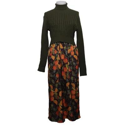 Långklänning (Grön, Orange, Brun, Gul) från Never Fully Dressed Polyamid, Polyester, Viskos