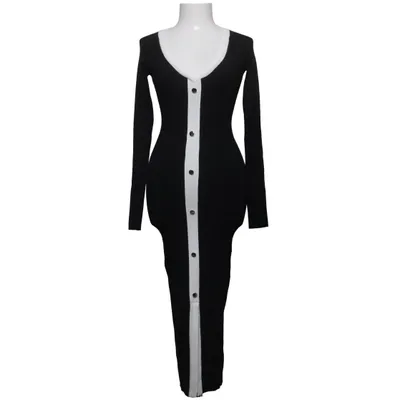 Maxi jurk (Zwart, Wit) van Missguided Tall Polyamide, Viscose
