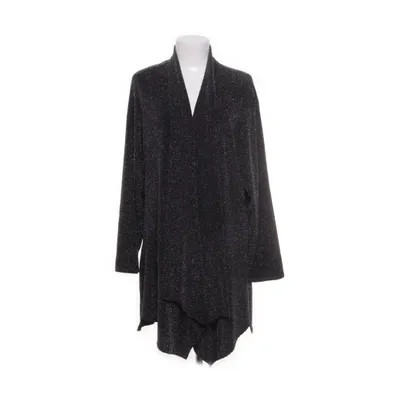 Cardigan (Black, Silver) from Jean Marc Philippe Acetate, Elastane, Viscose