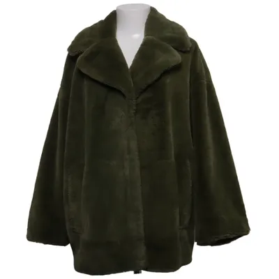 Pälsjacka (Grön) från Weekday Polyester