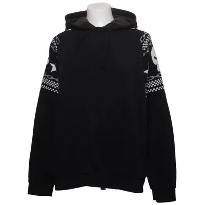 Capuchon sweater (Zwart, Wit) van Black Premium by EMP Acryl, Katoen, Polyester