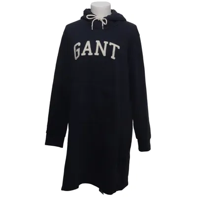Hoodiekjole (Blå) fra GANT Bomuld, Polyester