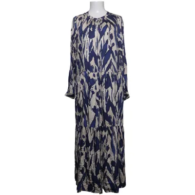 Långklänning (Blå, Beige, Flerfärgad) från Milano Italy Viskos