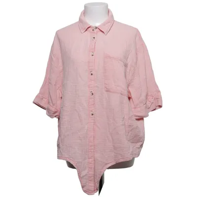 Korte mouwen shirt (Roze) van Gina Katoen
