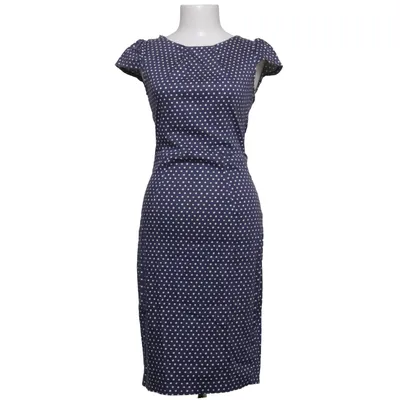 Dress (Blue, White) from Closet Cotton, Elastane