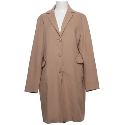 Coat (Beige) from Cinzia Rocca Cashmere, Polyamide, Viscose, Wool