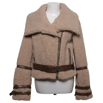 Shearling jacket (Beige, Brown) from Tularosa