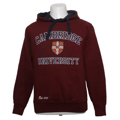Capuchon sweater (Rood) van University of Cambridge Katoen, Polyester