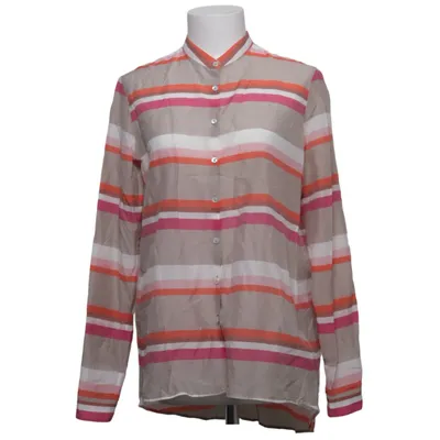 Blouse (Beige, Multicolore) de Robert Friedman Coton, Soie