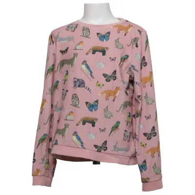 Sweater (Pink, Flerfarvet) fra Kelzuki x H&M Polyester, Elastan