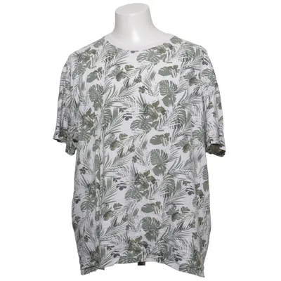 T-shirt (Blanc, Vert) de Walk Coton