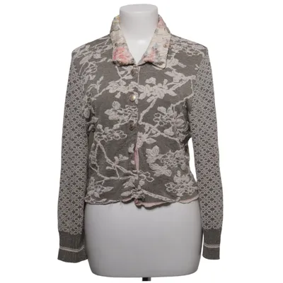 Cardigan (Grijs, Beige, Meerkleurig) van Eva & Claudi Katoen, Polyester, Viscose