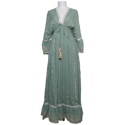 Långklänning (Grön, Guldfärgad, Vit) från Boho