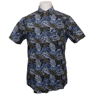 Chemise à manches courtes (Noir, Vert, Bleu) de VRS Coton