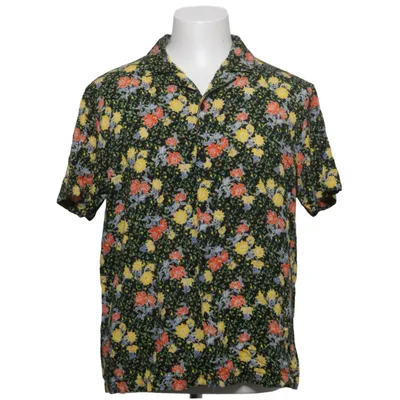 Kortærmet skjorte (Sort, Flerfarvet) fra Forever 21 Men Viscose