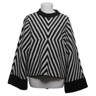 Sweater (Sort, Hvid) fra Stylein Alpacauld, Elastan, Polyamid