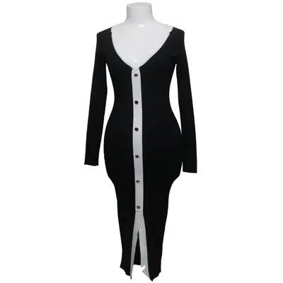 Maxi jurk (Zwart, Wit) van Missguided Petite Polyamide, Viscose