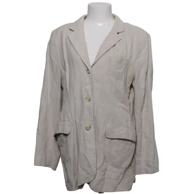 Blazer (Beige) fra L.O.G.G by H&M Acetat, Linned