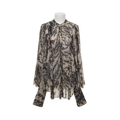 Bluse (Hvid, Brun) fra H&M Studio Polyester