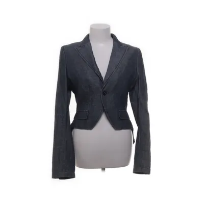 Blazer (Blauw) van Hans Ubbink Katoen, Linnen, Polyester
