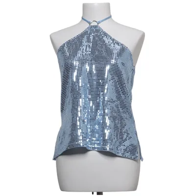 Halterneck top (Melina Sequin Top) fra Hosbjerg Elastan, Metallfiber, Polyamid