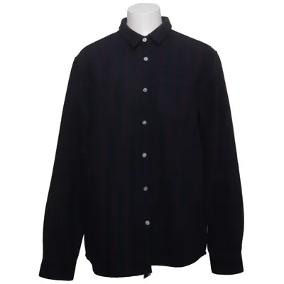 Overshirt (Blue, Red) from Wemoto Polyester, Wool