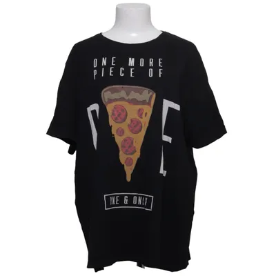 T-shirt (Noir) de Splash Coton, Élasthane