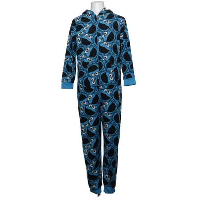 Mjukisdräkt (Blå, Svart, Vit) från Sesame Street Polyester