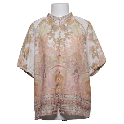 Blouse (Beige, Multicolored) from Frime Polyester