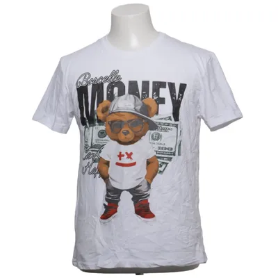 T-shirt (Blanc) de Strong Coton, Élasthane