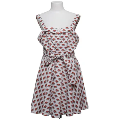 Robe (Blanc, Rouge) de Voodoo Vixen Élasthane, Polyester