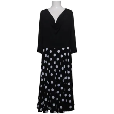 Långklänning (Svart, Vit) från BPC Selection Elastan, Polyester