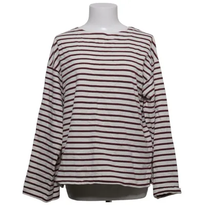 Långärmad t-shirt (Vit, Röd) från Arket Bomull