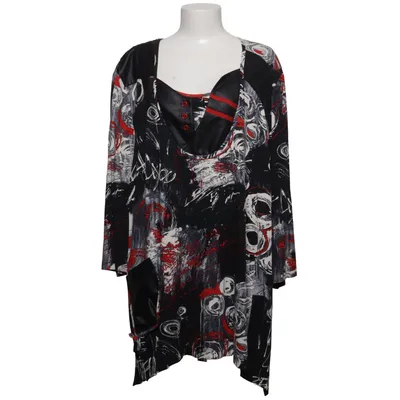 Tunique (Noir, Blanc, Rouge) de Chalou Élasthane, Polyester, Viscose