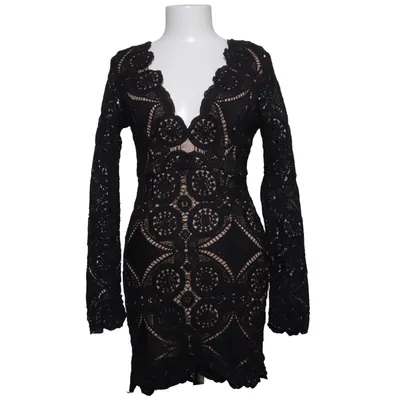 Cocktail dress (Black, Beige) from Love Triangle Polyester