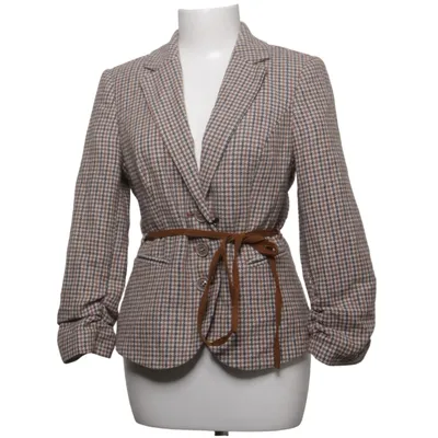Blazer (Bruin, Beige) van Dept Acryl, Polyester, Wol