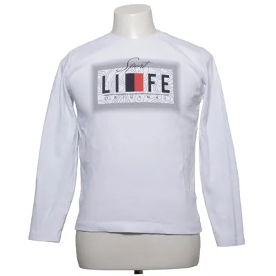Långärmad t-shirt (Vit) från Redway Bomull